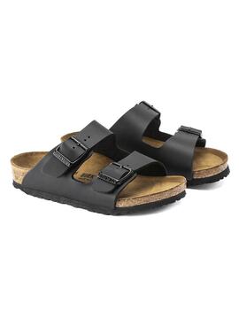 Sandales Birkenstock Arizona noir pour fille et garçon