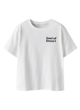  T-shirt Name It Jolal blanc pour garçon