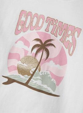 T-shirt Name It Jekan blanc pour fille