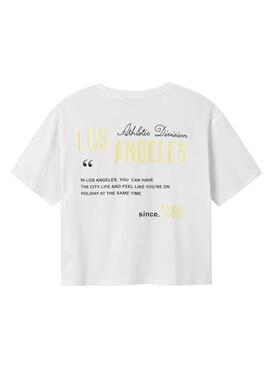 T-shirt Name It Jullas blanc pour fille