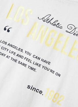 T-shirt Name It Jullas blanc pour fille