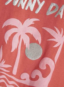 T-shirt Name It Jely corail pour fille