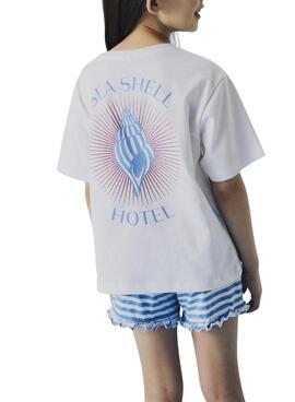 T-shirt Name It Jassa blanche pour fille