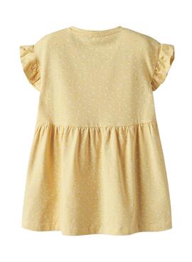 Robe Name It Joane jaune pour fille