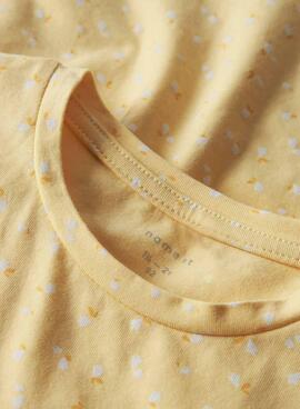 Robe Name It Joane jaune pour fille