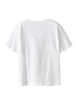 T-shirt Name It Josh blanc pour garçon