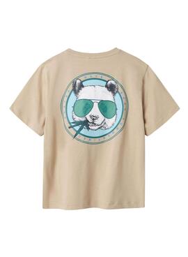 T-shirt Name It Josh beige pour garçon