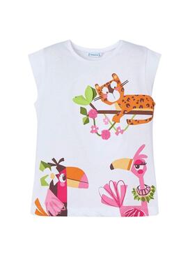 Ensemble Mayoral Zoo rose pour fille
