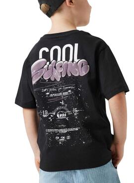 T-shirt Name It Jotim noir pour garçon