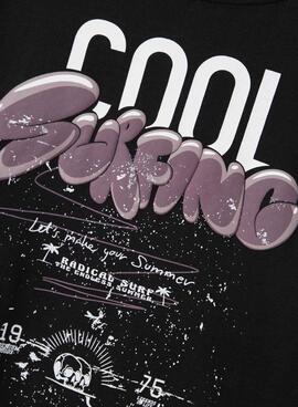 T-shirt Name It Jotim noir pour garçon