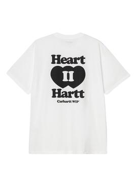 T-shirt Carhartt Heart blanc pour homme