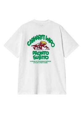 T-shirt Carhartt Pronto blanc pour homme