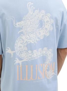 T-shirt Jack and Jones Charge bleue pour homme