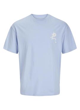 T-shirt Jack and Jones Charge bleue pour homme