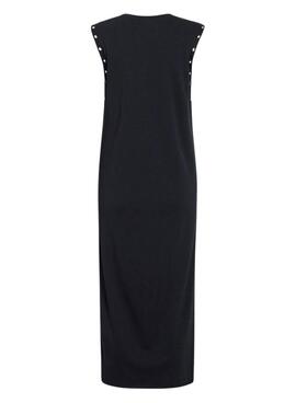 Robe noire Vila Vieyeletti pour femme.
