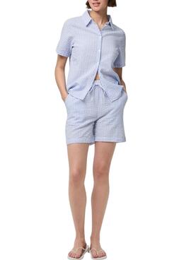 Morceaux de Bermudes Sally bleus pour femmes