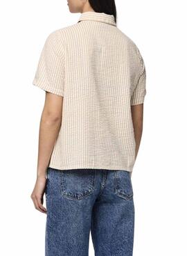 Chemise Pieces Sally toastée pour femme