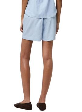 Shorts Pieces Pia bleus pour femme