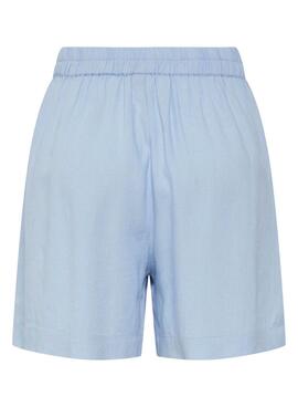 Shorts Pieces Pia bleus pour femme