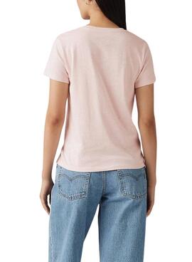 T-shirt Levis The Perfect Tee rose pour femme