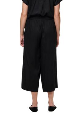 Pantalon Pieces Pia noir pour femme