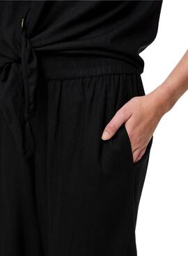 Pantalon Pieces Pia noir pour femme