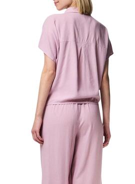 Chemise Pieces Pia rose pour femme
