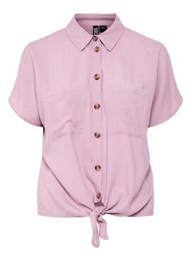 Chemise Pieces Pia rose pour femme