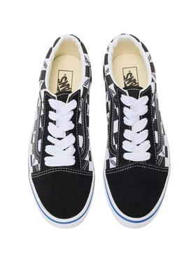 Chaussures Old Skool Logo noir pour garçons et filles