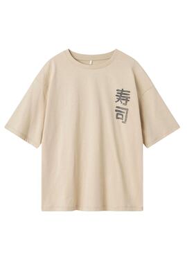 T-shirt Name It Kane beige pour garçon