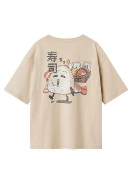 T-shirt Name It Kane beige pour garçon