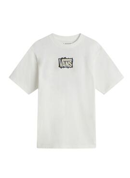 T-shirt Vans Off Grid blanc pour enfant