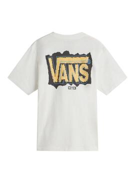 T-shirt Vans Off Grid blanc pour enfant
