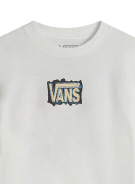 T-shirt Vans Off Grid blanc pour enfant