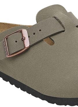 Sabots Birkenstock taupe pour garçon et fille