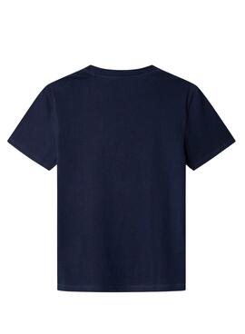 T-shirt Pepe Jeans Alex bleu marine pour garçon