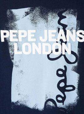T-shirt Pepe Jeans Alex bleu marine pour garçon