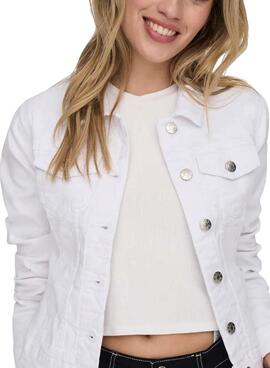 Veste en jean blanc Only Wonder pour femme