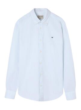 Chemise Silbon Oxford à rayures vertes pour homme