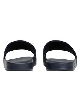 Tongs Tommy Hilfiger NYC bleu marine pour homme.