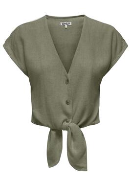 Blouse Only Siesta verte pour femme