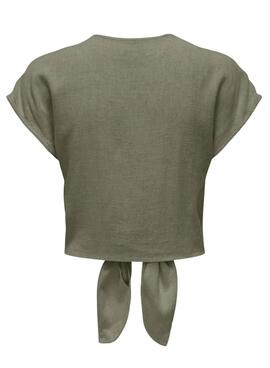 Blouse Only Siesta verte pour femme