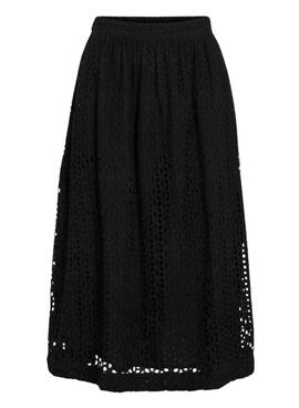Jupe Vila Viakisa noire pour femme