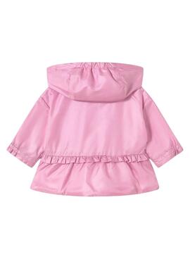 Coupe-vent Name It réversible rose pour fille