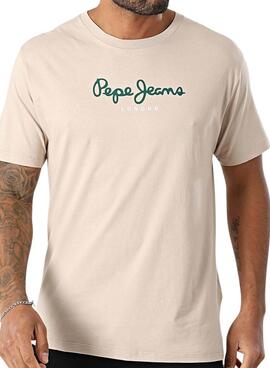 T-Shirt Pepe Jeans Eggo Bleu Marine pour Homme