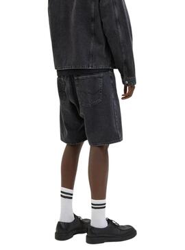Bermudas Jack and Jones Tony en jean gris pour homme.