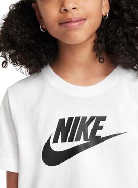 T-shirt Nike Sportswear blanc pour fille
