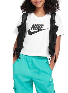 T-shirt Nike Sportswear blanc pour fille