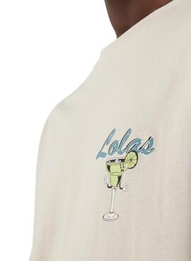 Maillot Only and Sons Keane beige pour homme