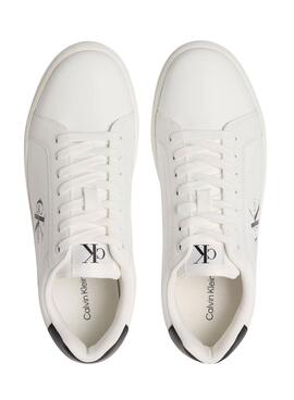 Sneakers Calvin Klein Jeans Classic Cupsole blanc pour hommes